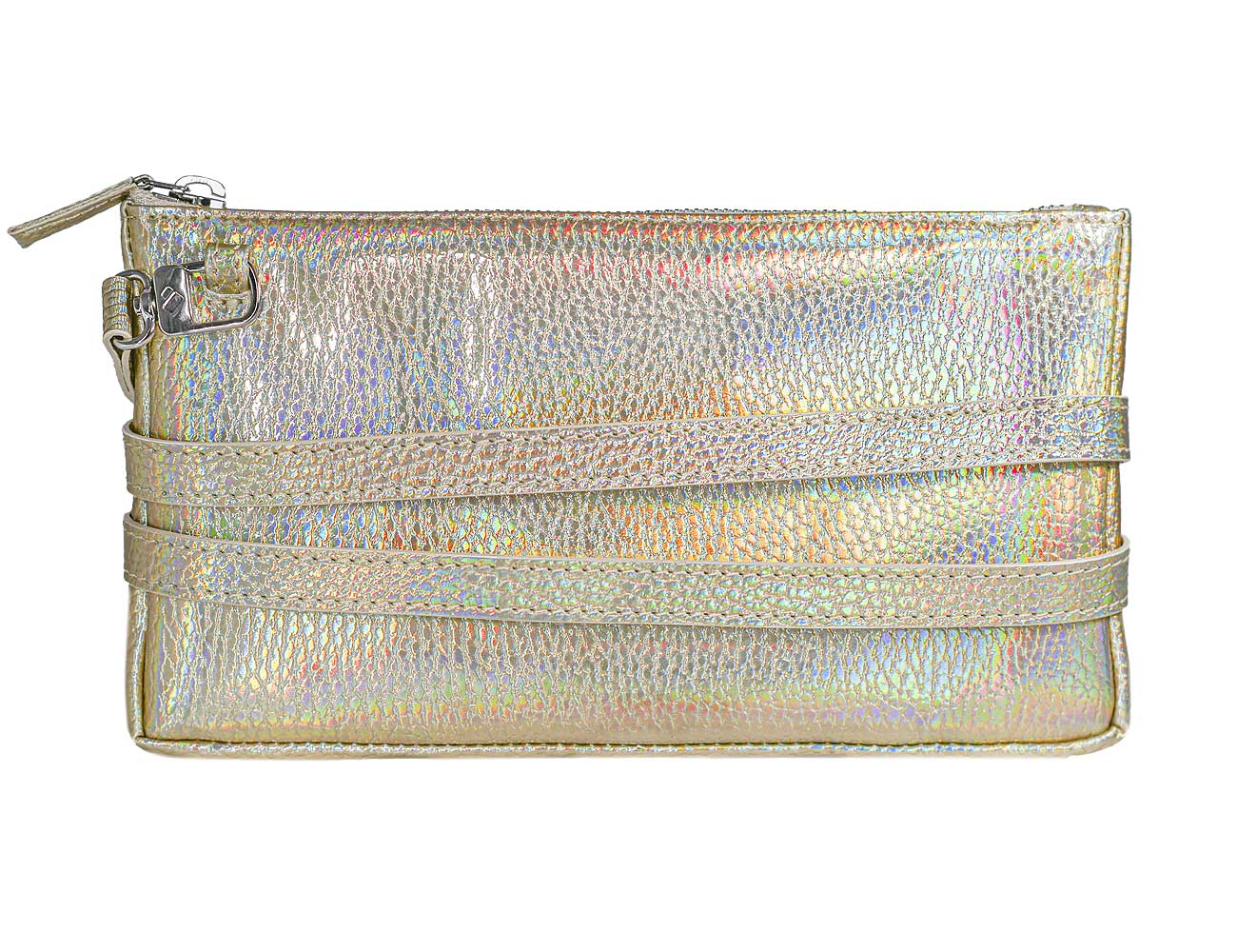 minibag metallic disco gold