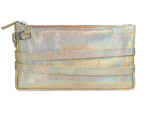 minibag metallic disco gold