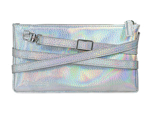 minibag metallic disco silber