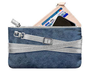 minibag velvet blue