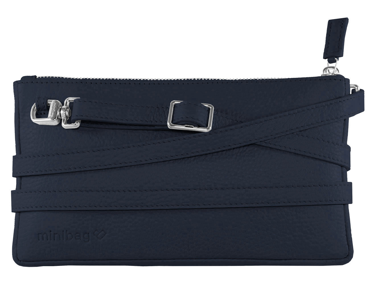minibag navy, Ledertasche dunkelblau, Clutch dunkelblau, minibag dunkelblau, Geldtasche zum Umhängen