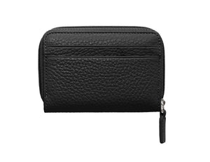 miniwallet black, miniwallet by minibag, Rückseite miniwallet, kleine schwarze Geldbörse, minibag